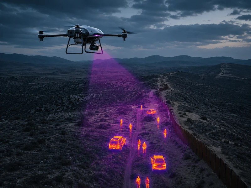 UAV border surveillance solution