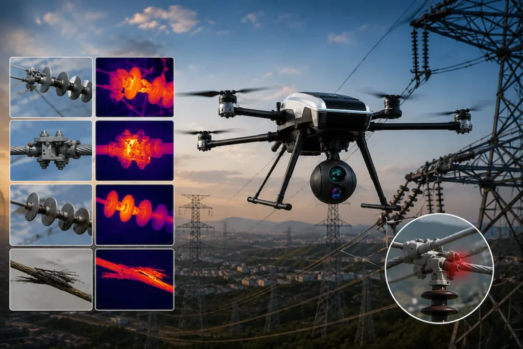 EO IR payload for power grid inspection
