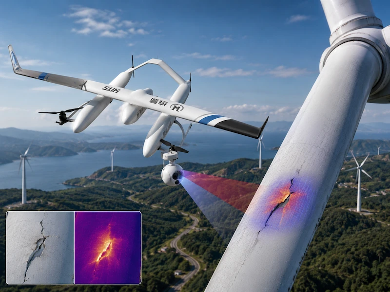 HITS UAV solution for wind turbine inspection