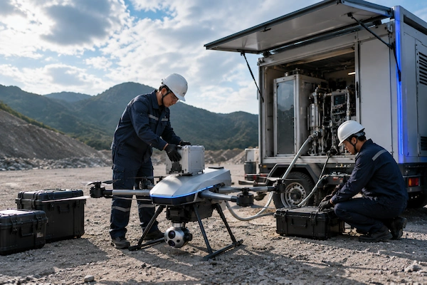 hydrogen uav rapid refueling