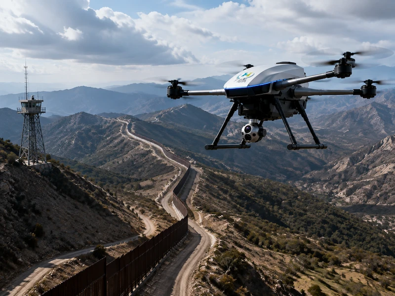 hydrogen vtol border surveillance