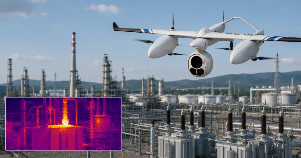 Thermal imaging payload for professional UAV inspection
