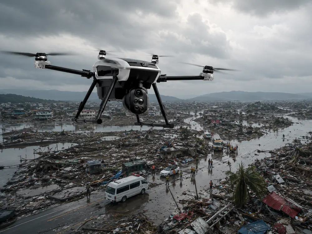 UAV emergency response solution with EO/IR payload