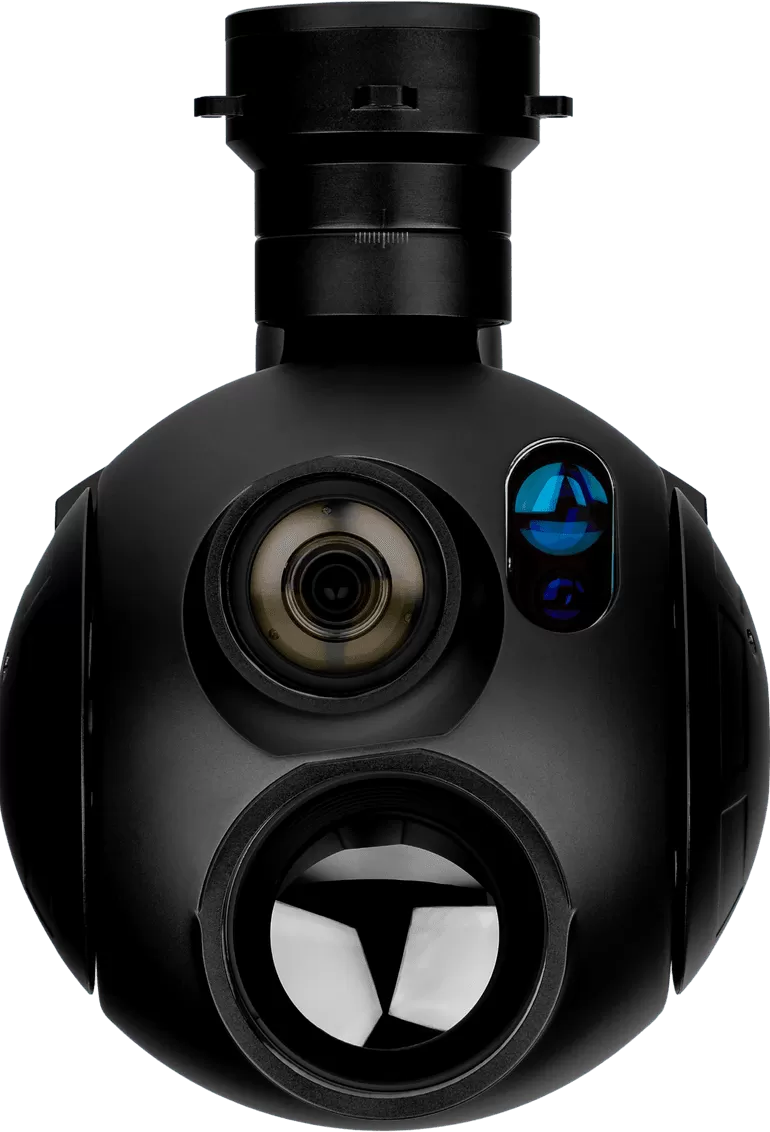 HQ-135TA 3-axis EO/IR UAV gimbal camera with 3 km LRF