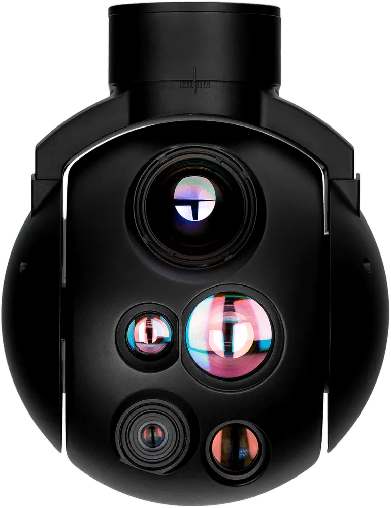 HQ-85Q 2-axis EO/IR UAV gimbal camera with 3 km LRF